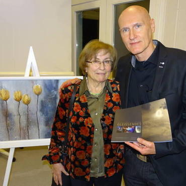 Die Künstler Elisabeth Frank und Harald Habermann. Foto: mj